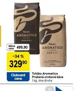 Tesco Tchibo aromatico pražená zrnková káva nabídka