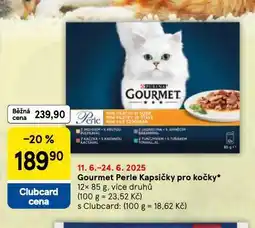 Tesco Gourmet perle kapsičky pro kočky nabídka