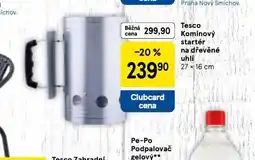 Tesco Komínový startér na dřevěné uhlí nabídka