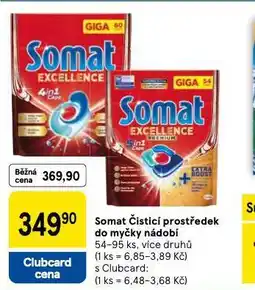 Tesco Somat čistící prostředek do myčky nabídka