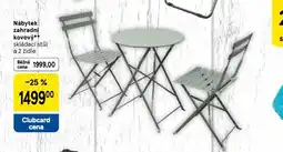 Tesco Nábytek zahradní kovový nabídka