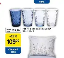Tesco Sklenice na vodu nabídka