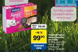Tesco Vitakraft poésie délice kapsičky pro kočky nabídka
