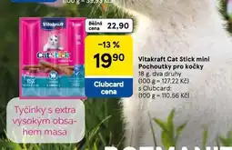 Tesco Vitakraft cat stick mini pochoutky pro kočky nabídka