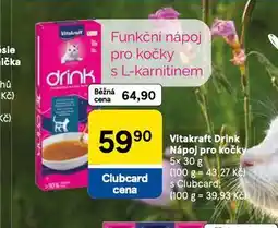 Tesco Vitakraft drink nápoj pro kočky nabídka