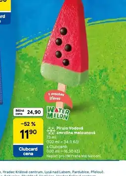 Tesco Pirulo vodová zmrzlina melounová nabídka