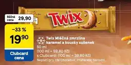 Tesco Twix mléčná zmrzlina nabídka