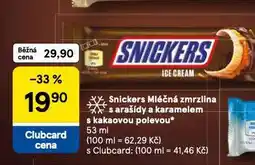 Tesco Snickers mléčná zmrzlina nabídka