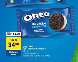 Tesco Oreo sandwich zmrzlina nabídka