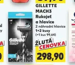 Kaufland Gilltette mach3 nabídka