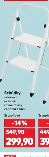 Kaufland Schůdky 2 stupňové nabídka