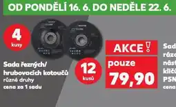 Kaufland Sada hrubovacích / řezných kotoučů nabídka