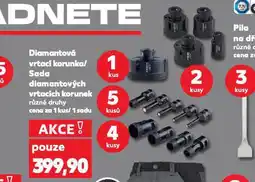 Kaufland Diamantová vrtací korunka / sada diamantových vrtacích korunek nabídka