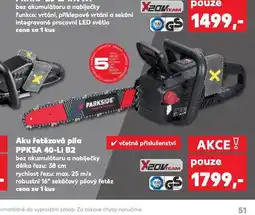 Kaufland Aku řetězová pila nabídka