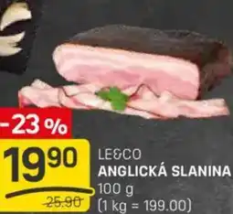 Flop Anglická slanina nabídka