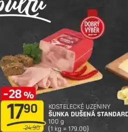 Flop Kostelecké uzeniny sunka dušená standard nabídka
