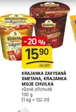 Flop Krajanka zakysaná smetana, krajanka moje chvilka nabídka