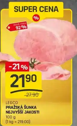 Flop Pražská šunka nejvyšší jakosti nabídka