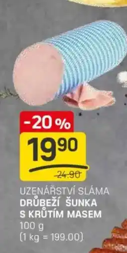 Flop Uzenářství sláma drůbeží šunka s krůtím masem nabídka