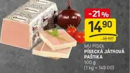 Flop Mu písek písecká játrová paštika nabídka