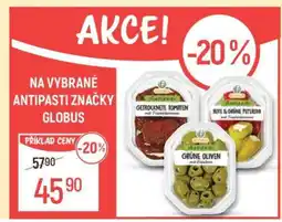 Globus Vybrané antipasti značky Globus nabídka