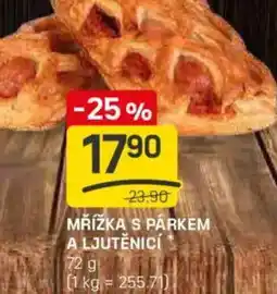 Flop Mřížka s párkem a ljutěnicí nabídka