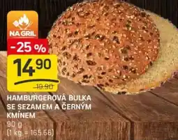 Flop Hamburgerová bulka se sezamem a černým kmínem nabídka