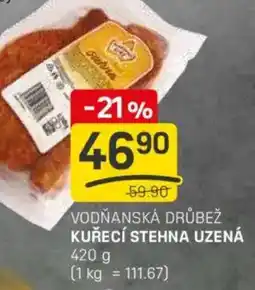 Flop Vodňanská drůbež kuřecí stehna uzená nabídka