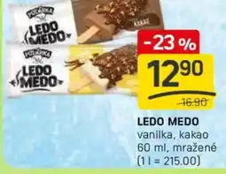 Flop Ledo medo vanilka, kakao nabídka