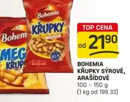 Flop Bohemia křupky sýrové, arašídové nabídka