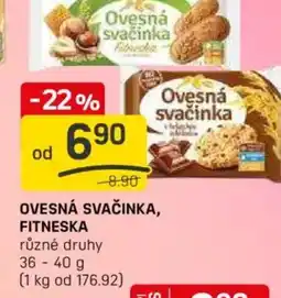 Flop Ovesná svačinka, fitneska nabídka