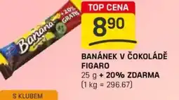 Flop Banánek v čokoládě figaro nabídka