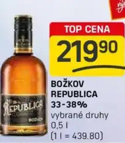 Flop Božkov republica republica 33-38% nabídka
