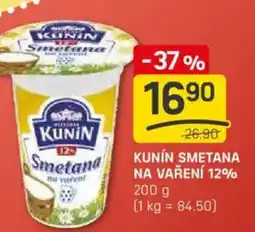 Flop Kunin smetana na vaření 12% nabídka