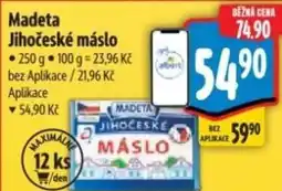 Albert Madeta Jihočeské máslo nabídka