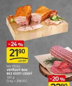 Flop VEPŘOVÝ BOK BEZ KOSTI UZENÝ 100 g nabídka