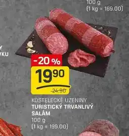 Flop TURISTICKÝ TRVANLIVÝ SALÁM 100 g nabídka