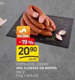 Flop GRIL KLOBÁSA OD MISTRA 100 g nabídka