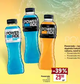 Billa Powerade 0,5l nabídka