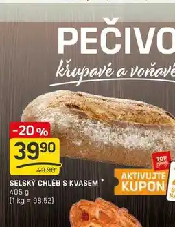 Flop SELSKÝ CHLÉB S KVASEM 405 g nabídka