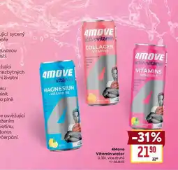 Billa 4Move Vitamin water 0,33l nabídka