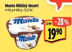 Albert Monte Mléčný dezert nabídka