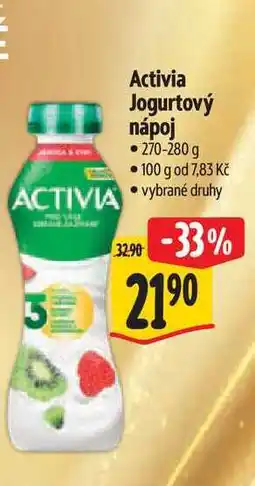 Albert Activia Jogurtový nápoj 270-280 g nabídka