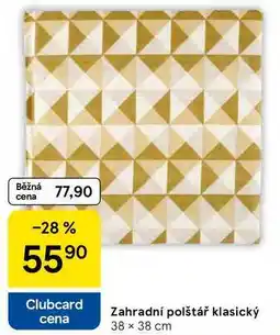 Tesco Zahradní polštář klasický 38 x 38 cm nabídka