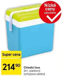 Tesco Chladicí box 24 l, plastový. tyrkysovo-zelený nabídka