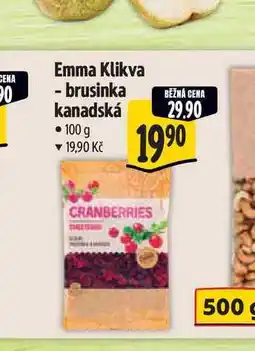 Albert Emma Klikva - brusinka kanadská - 100 g nabídka