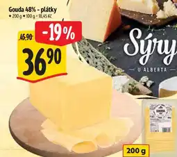 Albert Gouda 48% - plátky 200 g nabídka
