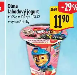 Albert Olma Jahodový jogurt 105 g nabídka