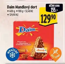 Albert Daim Mandlový dort 400 g nabídka