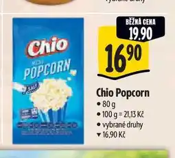Albert Chio Popcorn 80g nabídka